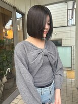 ヘアーデザイン シュシュ(hair design Chou Chou by Yone)&nbsp;オリーブカラー/ボブカット