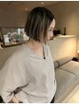 ロウROW) ブリーチを使ったコントラストハイライト