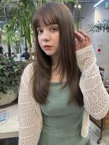 ベル 銀座5丁目店(Belle)&nbsp;柔らかい透明感ベージュ×顔まわりレイヤー