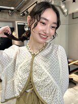 シンス 銀座(since)&nbsp;ヘアセット／ヘアアレンジ/編み下ろしアレンジ/顔まわりカット