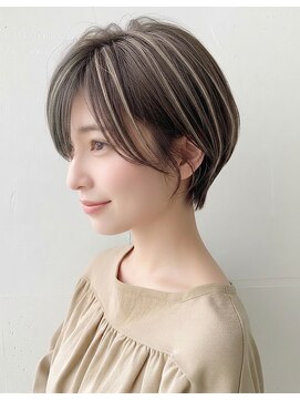 アムール稲田堤(amour) 30代40代ハンサムショート×前髪長め◎大人可愛い小顔ヘア