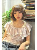 ルーズショートボブ