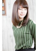 ナチュラルストレート　[前髪あり]