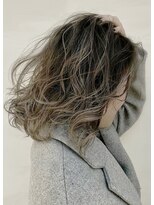 ロダット 横浜(LODAT by little)&nbsp;スモーキートパーズ×バレイヤージュ【LODAT横浜】