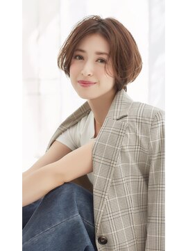 ミチオ ノザワ ヘアサロン ギンザ(Michio Nozawa HAIR SALON Ginza) 大人かわいい丸みショートボブ×簡単スタイリング【瀧上丈司】