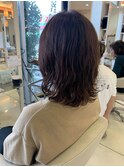 外ハネミディアムスタイル☆