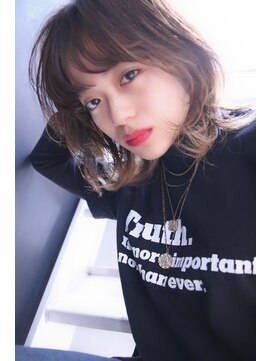 ブーケ(BOUQUET) 透け感ヘア・毛先カール・セミウェットウェーブ