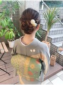 【hair salon W】卒業入学ヘアセット