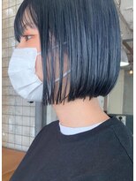 キーン 立川店(keen)&nbsp;【keen×田中】ボブ×ネイビーブルー