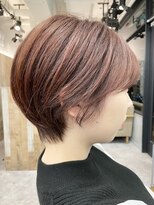エイト 池袋店(EIGHT ikebukuro)&nbsp;ピンクブラウンのショートボブ