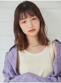  秋のマロンベージュ×インナーカラー