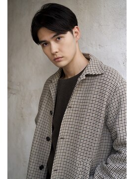 カライングドゥ(ing deux) スーツ短髪ツーブロック束感モテる黒髪シークレットパーマ流行