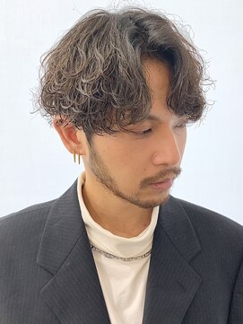 バイフィフス 原宿/表参道(by fifth) 波巻きツイストスパイラルパーマツーブロック刈り上げ