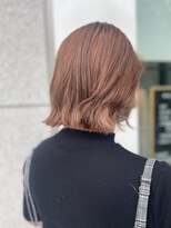 ノチ(Noci)&nbsp;【和田寧々】ミルクティーベージュ/インナーカラー/ボブ