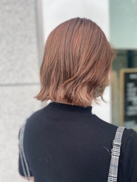 ノチ(Noci) 【和田寧々】ミルクティーベージュ/インナーカラー/ボブ