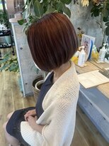 エルド(eld) モーブピンク×ボブ　40 50代おすすめ　伊丹