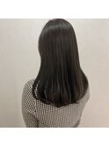【&ONE 自由が丘】透明感カラー オリーブグレー