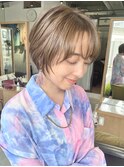 透明感カット × うぶバング