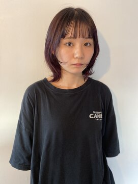 キコエル 三軒茶屋(kikoeru) 大人可愛いフェイスレイヤー艶髪ウルフ