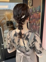 パティオ(PATIO') 編みおろしヘアアレンジ