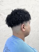 モップアップ(Mop up) スキンフェード×ツイストパーマ