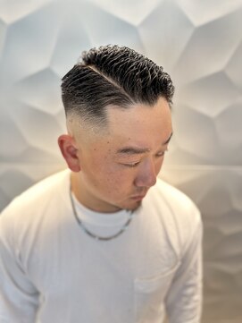 銀座マツナガ 浅草店 バーバースタイル/ショートパーマ/刈り上げ/濡れパン/ビジネス