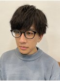 ウルフ/アッシュブラック/カルマパーマ/ベリーショート/上大岡
