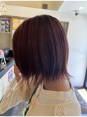【庄内店/カット カラー】外ハネボブ/艶カラー/10代 20代