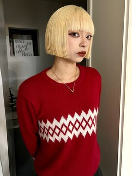 ゾーイダイミョウ(ZOEY daimyo) 抜きっぱなしブロンド/mini bob