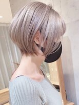 セイドット オモテサンドウ(Say. omotesando) say.重政ハイトーンショートメルティカラー似合わせカット