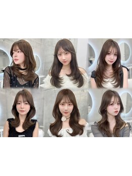 韓国ヘアサロンだから叶う♪最旬レイヤーカット/ハッシュカット/透明感カラーが今だけ衝撃のお手頃価格◇