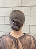 お出かけヘアセット￥5500