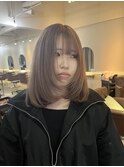 【天王寺 あべの】ミルクティーベージュ×レイヤーカット