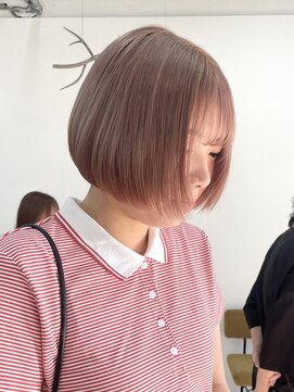 カシェル(cashel kishaba) 『ワンブリーチで作るミルクティーベージュ』