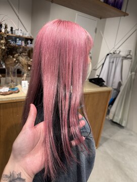 エルム 原宿 表参道(yelm) アンブレラカラー/ミルキーピンク