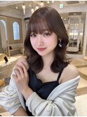 ショート ボブ インナーカラー 韓国風5619