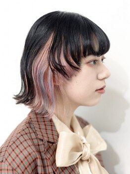 ザ アルゴンキン トウキョウ オヤマ(THE ALGONQUIN TOKYO OYAMA)の写真/「渋谷本店のムラ染めカラー」