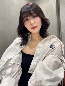 ロンド ジュルード 名古屋(Lond jeloud) 学割U24 韓国風 ウルフ フェイスレイヤー 顔周り 前髪