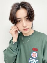 ブロッサム 保谷(Blossom) 毛流れハンサムショートセンターパートメンズ黒髪爽やか