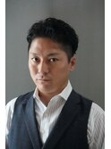 アップバングパーマ
