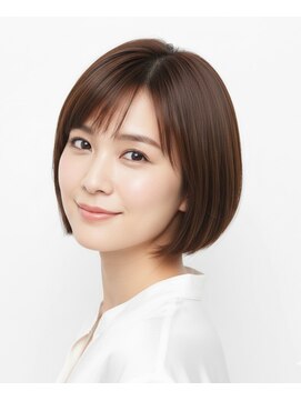 レウナ 外苑前(Reuna) 【30代40代50代】カットで決まる大人可愛い毛先ワンカールボブ