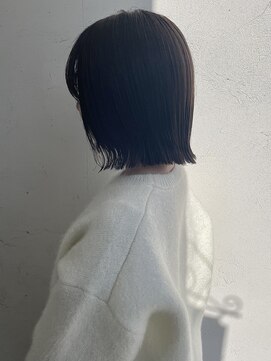 ジュエ ヘアー デザイン(Jue hair design) ぱつっとボブ/冬グレージュ/20代/30代/西三河/知立