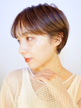 オーバーヘアー 池袋店(over hair) マッシューショート×ブラウンベージュ