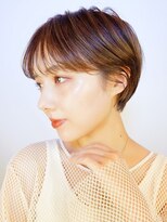 オーバーヘアー 池袋店(over hair) マッシューショート×ブラウンベージュ