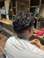 メンズココ メンズパーマ 韓国ヘア 日本橋店(MENS COCO) 【就活】ツーブロックフェード+メンズパーマ