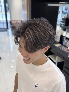 エアー 銀座タワー(AIR) メンズカットハイトーンカラー