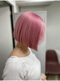 PINK ボブ☆