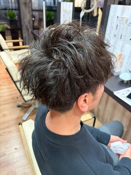 ヘアショップエヌアンドエー 久喜店(hairshop N&A) ナチュラル動きのメンズニュアンスパーマ/ダウンスタイル