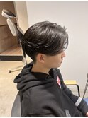 韓国風センターパート/ニュアンスパーマ/フェザーパーマ