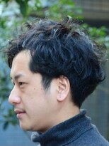 ロムサンク(L'HOMME CINQ)&nbsp;大人ショート×ナチュラルパーマ